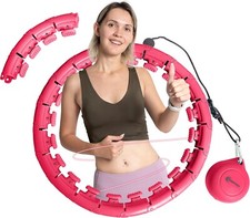 Weighted Hula Hoop-Hoop Fit for Adults-Hula Hoops for Adults Weight Loss 26 Knot