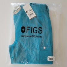 Figs Yola Skinny Scrub Pants Women XXS Limited Ed Color Teal Brand New 