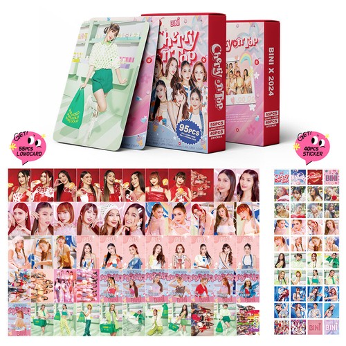 BINI Cherry On Top HD Talarawan Lomocards 55pcs LOMO CARD + 40pcs STICKER PACK - Picture 2 of 25