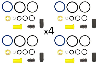#ad #ad VW 04 06 BEW Fuel Injector Seal Kit x4 BOSCH injection nozzle sealing $57.75