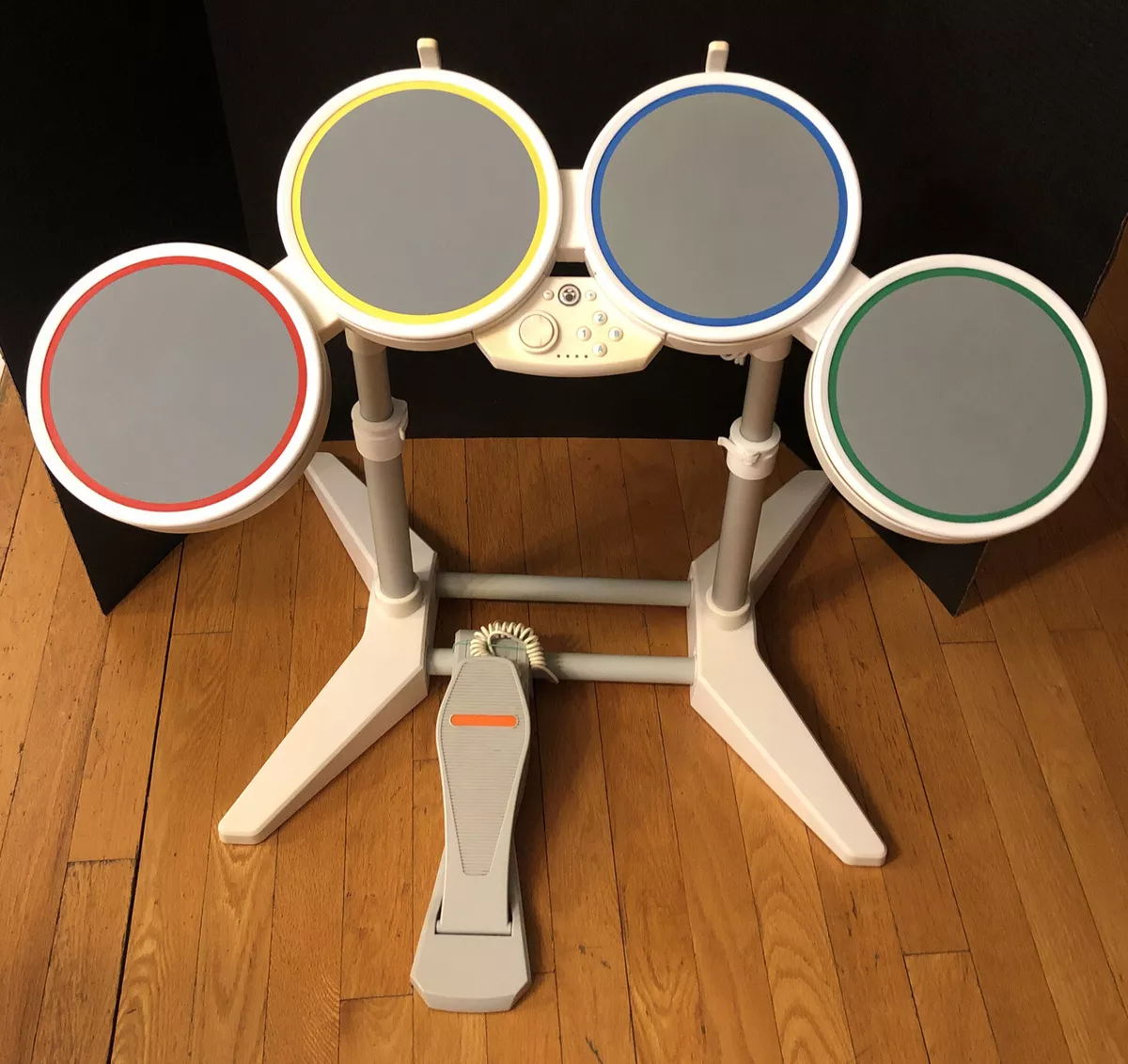 Nintendo Wii Rock Band White Drum Set w Pedal USB WIRED 19092