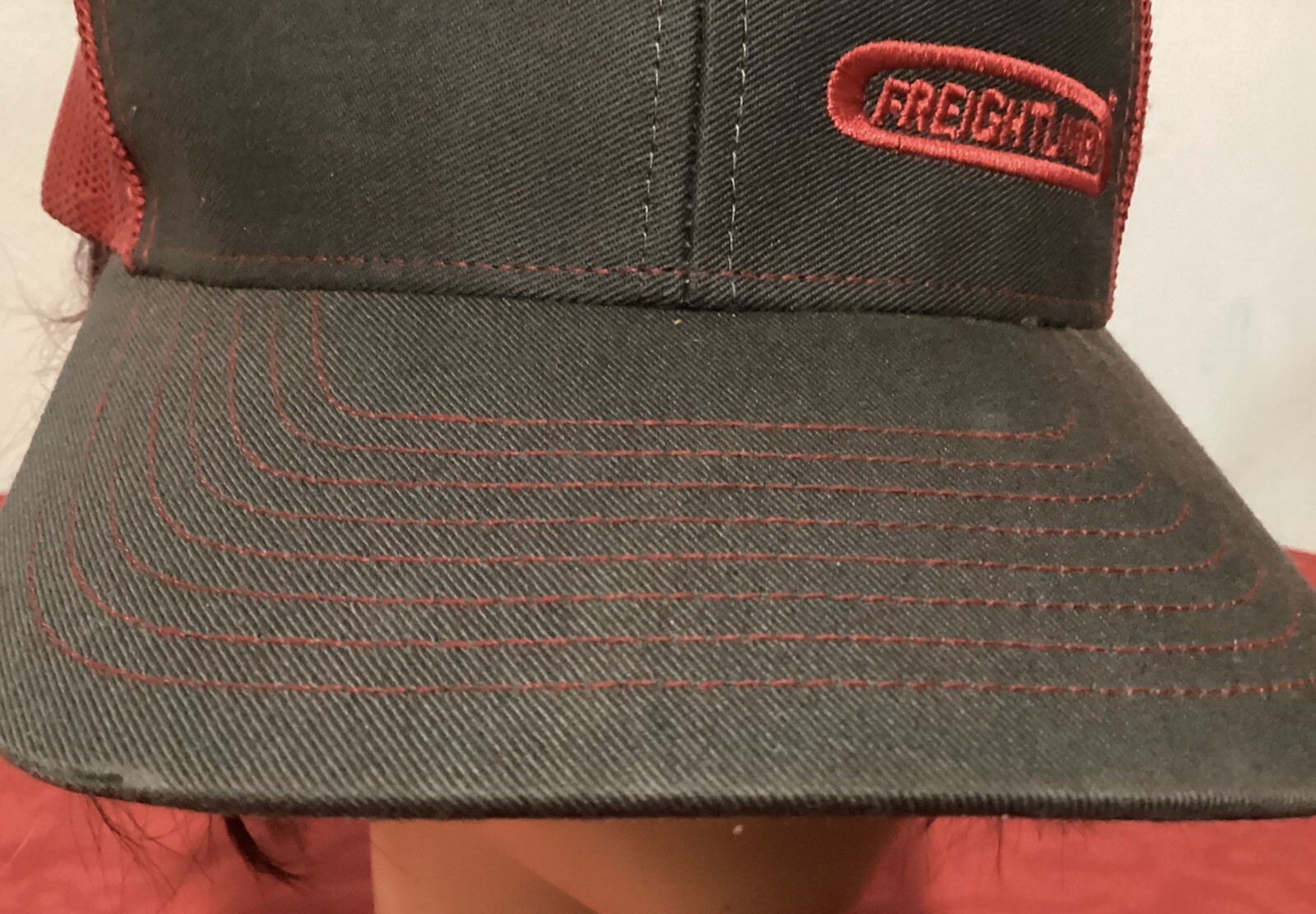 Freightliner Snapback Gray/Red Adjustable Dad Hat… - image 2
