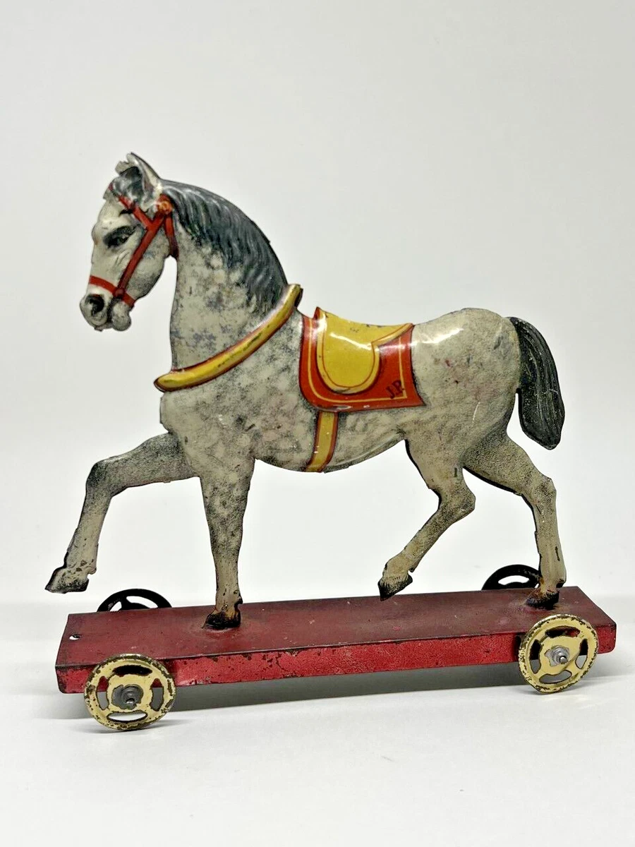 Antique toy sale horse on wheels