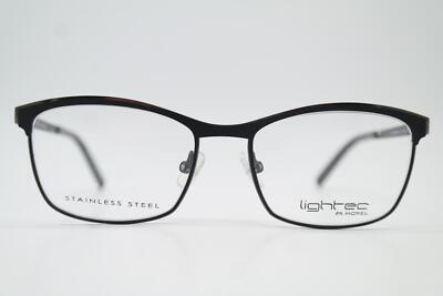 Lunettes Lightec MOREL 30019 Noir Argent Oval Monture De Lunettes