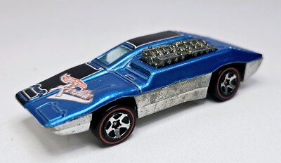 VINTAGE MATTEL 1970 HOT WHEELS REDLINE SIDE KICK (BLUE) | eBay