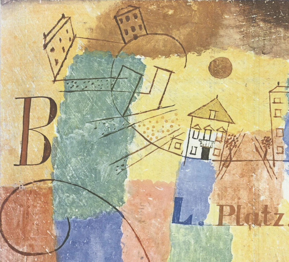 PAUL KLEE The L-Square En Construcción 15.75" x 19.75" Litografía Offset 1990 Foto 3 de 4