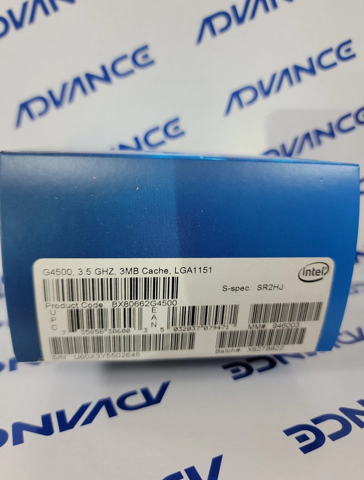 Intel Pentium G4500 3.5GHZ 3MB Cache LGA1151 2 Cores/2 Threads CPU SR2HJ - Image 2 of 4