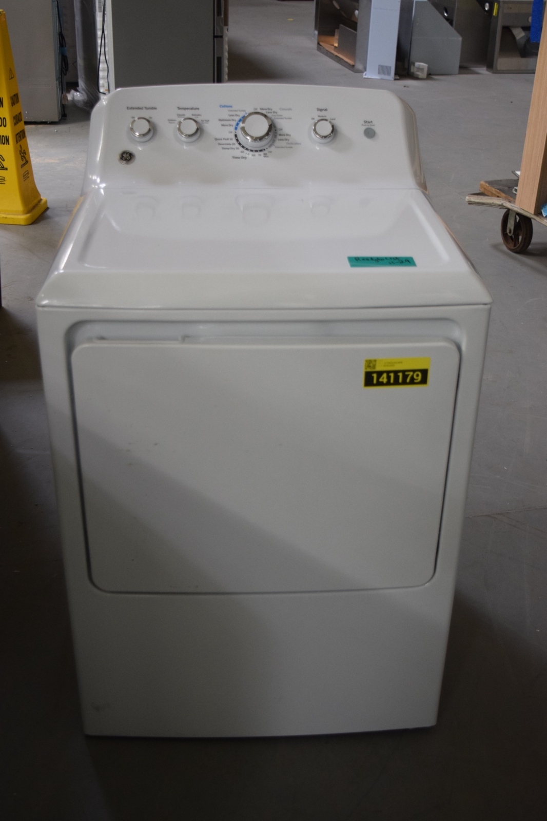 GE GTD42GASJWW 27" White 7.2 cu. ft. Front Load Natural Gas Dryer NOB