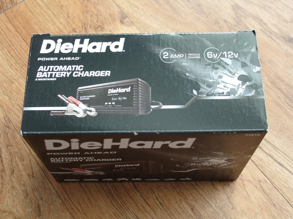 DieHard 6V/12V Automatic Battery Charger/Maintainer, 71219, NEW eBay
