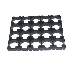 4x5 Cell 18650 Batteries Spacer Radiating Shell Plastic Heat Holder Bracket Kit