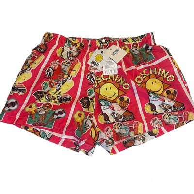 Moschino x Smiley Swim Shorts Small New With Tags Ice Cream Print