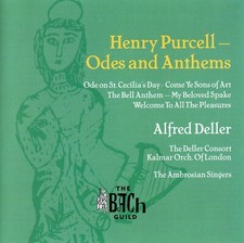 Henry Purcell - Odes and Anthems / Alfred Deller · The Deller Consort [2 CDs]