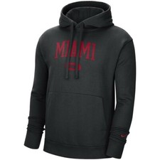 Nike Men  s Miami Heat Heritage Essential Black Hoodie Sweatshirt Large L NBA