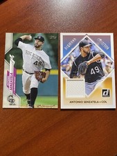 ANTONIO SENZATELA # 2018 Panini Donruss GOLD DIAMOND COLLECTION RELIC/99 ROCKIES