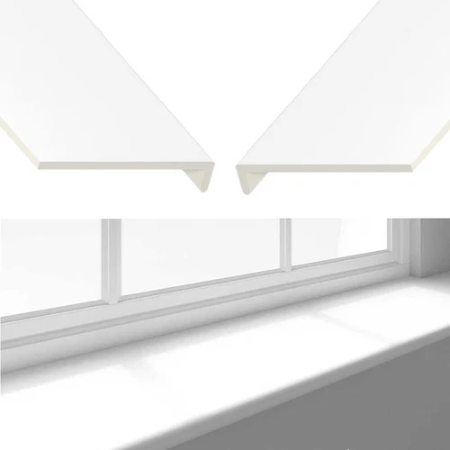 Window Sill Cover Board Plastic uPVC  Window Cill Capping Board 1 Metre Long