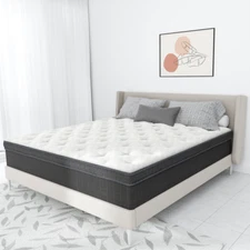 14"/12" Twin Full Queen King Size Mattress in A Box Innerspring Luxury Foam Bed