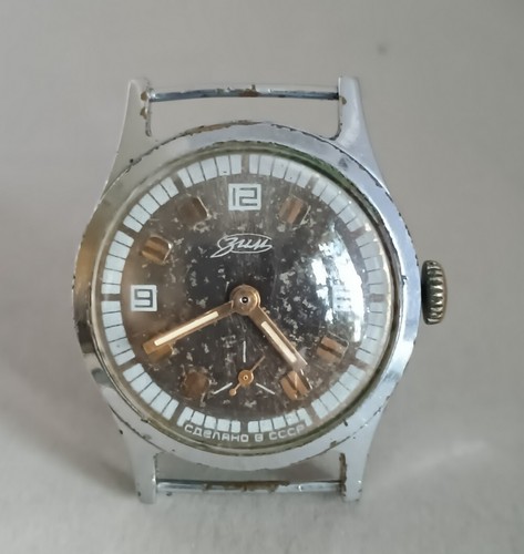 Montre Vintage ZIM - Années 1950, Usine ZIM, URSS, Calibre 2603, 15 Rub #2525 - Foto 2 di 9