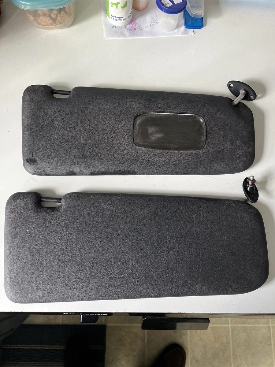 BMW E30 OEM 84 91 Sunvisor Sun Visor Left Right Set with Mirror