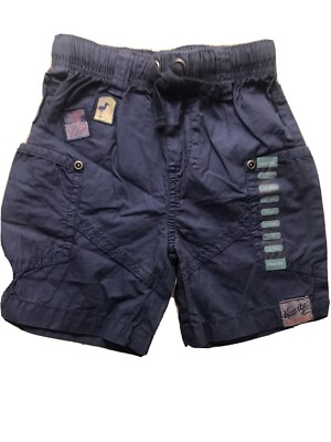 Naartjie Kids Shorts Hose Jungen Sommer blau 12-18 Monate Gr. 86