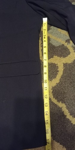 AFFINITY APPAREL - MEN'S DARK NAVY BLUE SZ 44R. SUIT JACKET BRAND NEW! - Picture 3 of 9