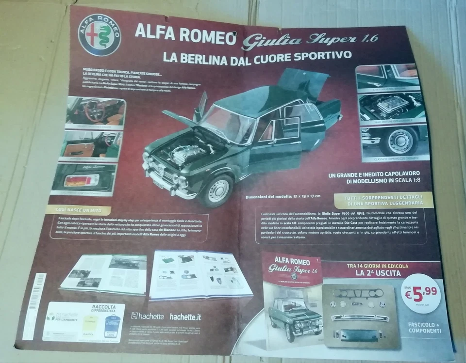 GIULIA HACHETTE 1:8 PRIMA USCITA - Immagine 2 di 3