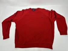 Polo Golf Ralph Lauren Sweater Red Men's Size XXL Lightweight USA Made Vintage