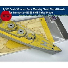 Fusto lamiera mascheratura ponte legno 1/350 per trombettiere 05366 HMS modello Naiad