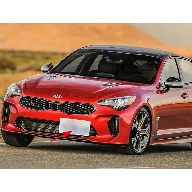 JDM Front Bumper Tow Hook License Plate Mount Bracket For Kia Stinger