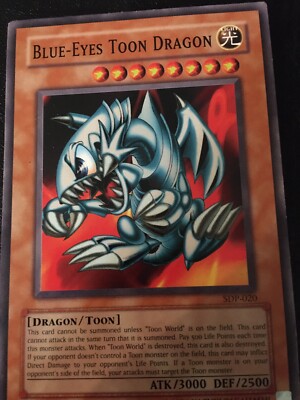 YuGiOh Blue Eyes Toon Dragon SDP-020 53183600 Pegasus Starter Deck