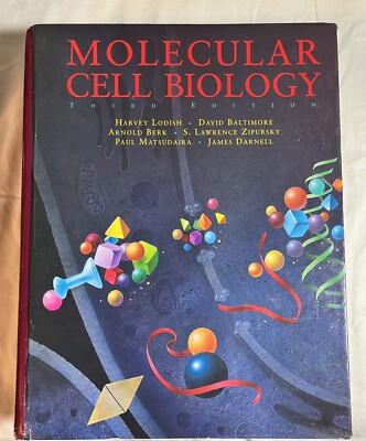 Molecular Cell Biology by Harvey Lodish and J. E. Darnell (1995, Hardcover) VGC