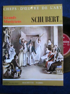 MEISTERWERKE der KUNST GROSSE MUSIKER 38 / SCHUBERT II + Schallplatte Musik