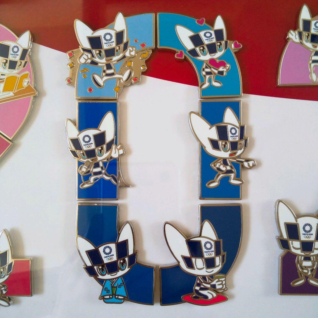 Tokyo 2020 Limited Commemorative Model Serial No. Framed Pin Tokyo 2020 Limited Commemorative Model Serial No. Framed Pin