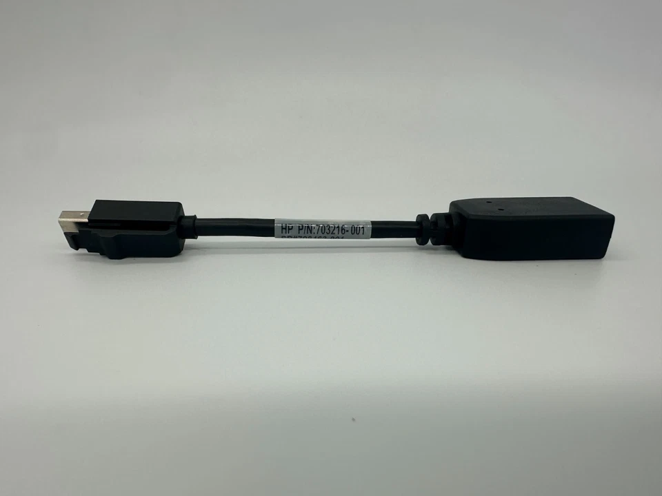 Nuevo cable adaptador HP único miniDP a DP - DisplayPort - 2MY05AA Foto 2 de 4