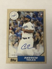 2017 Topps 1987 Rookie and All-Star Edition Auto Andrew Toles #1987A-AT Auto RC