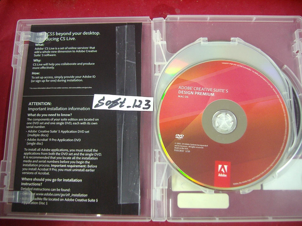 Adobe Creative Suite 5 CS5 Design Premium For MAC OS Full Retail DVD Version - Image 3 of 4