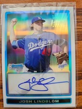 2009 Bowman Chrome Prospects Josh Lindblom Refractor RC BCP117 /500