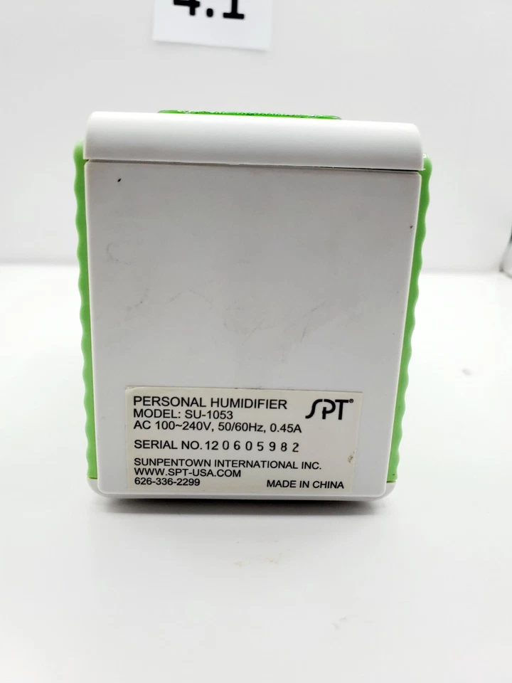 Ultrasonic Cool Mist Personal Humidifier Travel Portable Compact SU-1053 - Image 4 of 4