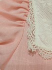 Vintage Good Lad 3T Pink Dress White Lace Bib Collar Puff Sleeve Toddler Girls — photo 8