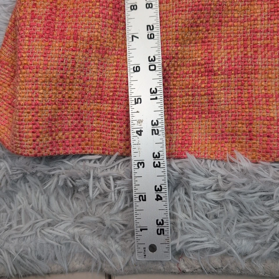 Dialogue Jacket Womens 14 Linen Trench Coat Button Up Preppy Career Comfort - Image 4 of 4