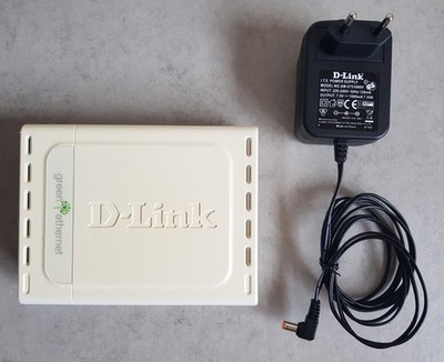 D-Link DGS-1005D 5-Port Gigabit-Switch, green ethernet