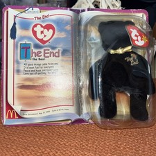 The End the Bear McDonalds TY The End Teenie Beanie Baby 1999 Rare Retired