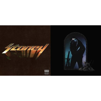 Post Malone - Hollywood's Bleeding (2LP/Pink Vinyl) & Stoney (Orange LP Vinyl)
