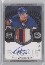 2013-14 Upper Deck The Cup Rookie 109/249 Thomas Hickey #107 Patch Auto 1e15