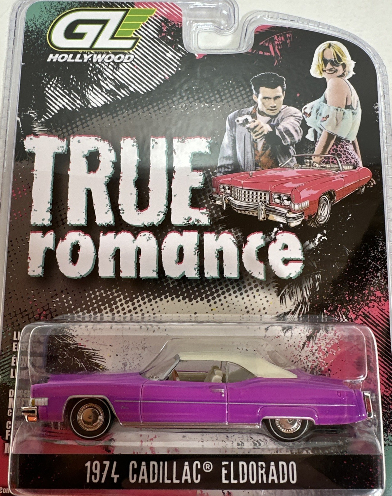 1974 Cadillac Eldorado Pink/Purple True Romance Greenlight Hollywood New