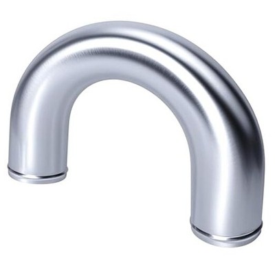 Exhaust Pipe OD 3''/180 Degree U Shape Bend Elbow Aluminum Pipe Intercooler 76mm