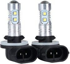 2x 8000K White High Power 2323 SMD LED Fog Driving Light Bulbs 1200LM