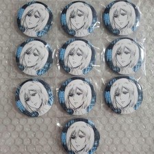 Attack on Titan Mikasa Badge Set 10pcs Keychain Unused Unused