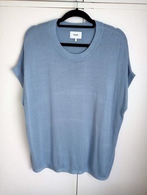 Numph Kurzarm Pullover - hellblau Größe L - Top Zustand