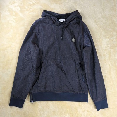 For MEN STONE ISLAND Rare STONE ISLAND Nylon Metal Pullover Jacket 