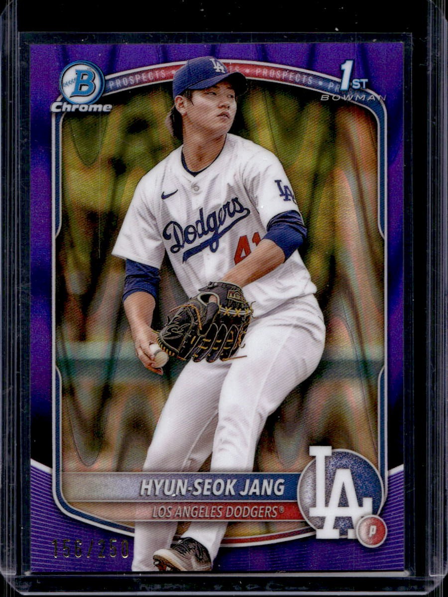 Hyun-Seok Jang 2025 Bowman Chrome #BCP-51 Purple Raywave Refractor /250